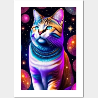 Celestial British Shorthair Posters and Art